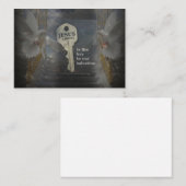 Jezus Christus, de sleutel tot redding Notitiekaartje (Voorkant / Achterkant)