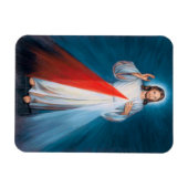 Jezus Christus Divine Mercy Sacred Heart van Jezus Magneet (Horizontaal)