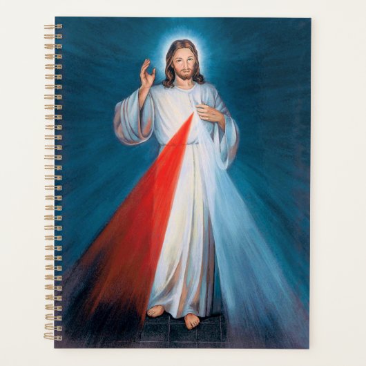 Jezus Christus Divine Mercy Sacred Heart van Jezus Planner (Voorkant)