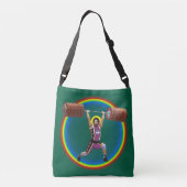Jezus Christus doet de Schone en Jerk Crossbody Tas (Achterkant)