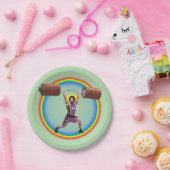 Jezus Christus doet de Schone en Jerk Papieren Bordje (Feest)