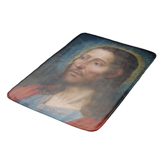 Jezus Christus (door Quentin Metsys) Badmat (Gekanteld)