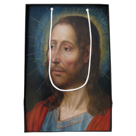 Jezus Christus (door Quentin Metsys) Medium Cadeauzakje (Achterkant)