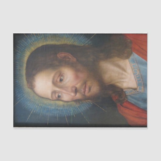 Jezus Christus (door Quentin Metsys) Tissuepapier (Voorkant)
