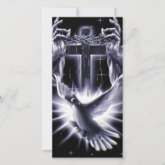 Jezus Christus Doornenkroon en Duif (Voorkant)