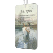 Jezus Christus Dopen door Johannes afbeelding twee Luchtverfrisser (Links)