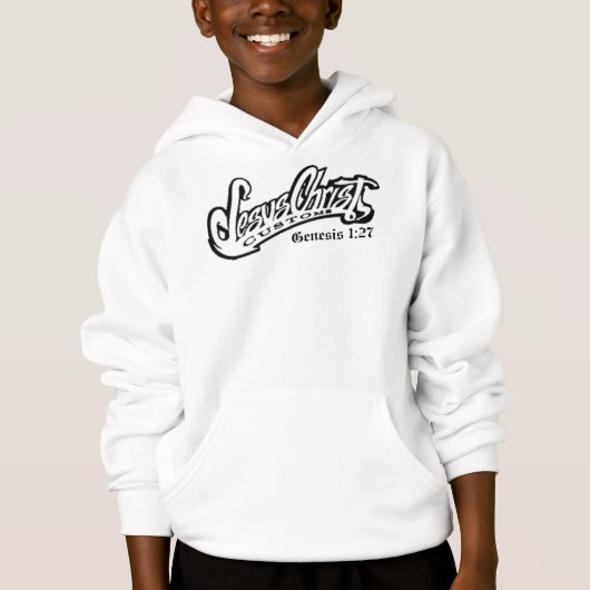 Jezus Christus Douane (zwart op wit) (Voorkant)