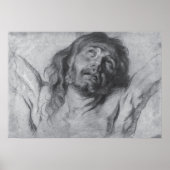 Jezus Christus Drawing Anthony van Dyck Poster (Voorkant)