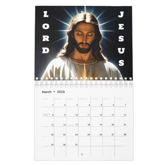 Jezus Christus: Een jaar van genade en vrede Kalender (Mar 2026)