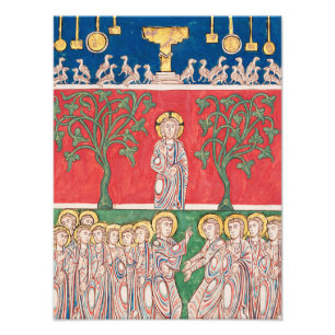 Jezus Christus en 12 Apostelen Foto Afdruk