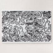 Jezus Christus en 12 apostelen Legpuzzel (Horizontaal)