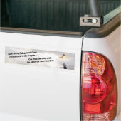 Jezus Christus en de Amerikaanse soldaat Nieuw Ont Bumpersticker (Op Truck)
