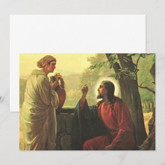 Jezus Christus en de barmhartige Samaritaan bij de