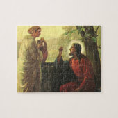 Jezus Christus en de barmhartige Samaritaan bij de Legpuzzel (Horizontaal)
