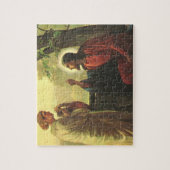 Jezus Christus en de barmhartige Samaritaan bij de Legpuzzel (Verticaal)