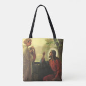 Jezus Christus en de barmhartige Samaritaan bij de Tote Bag (Achterkant)