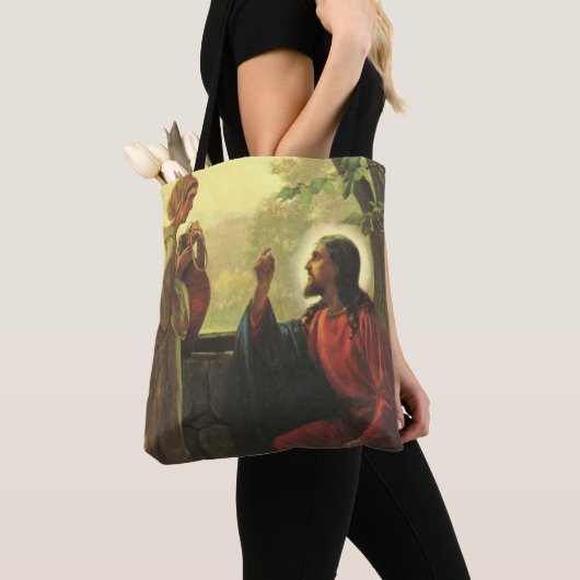 Jezus Christus en de barmhartige Samaritaan bij de Tote Bag (Dichtbij)
