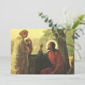 Jezus Christus en de goede Samaritaan bij de put (Staand voorkant)