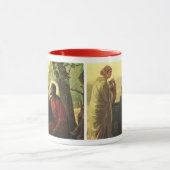 Jezus Christus en de goede Samaritaan bij de put Mok (Midden)