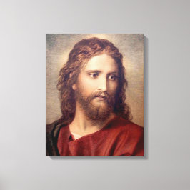 Jezus Christus en de rijke jonge heerser Hoffmann Canvas Afdruk