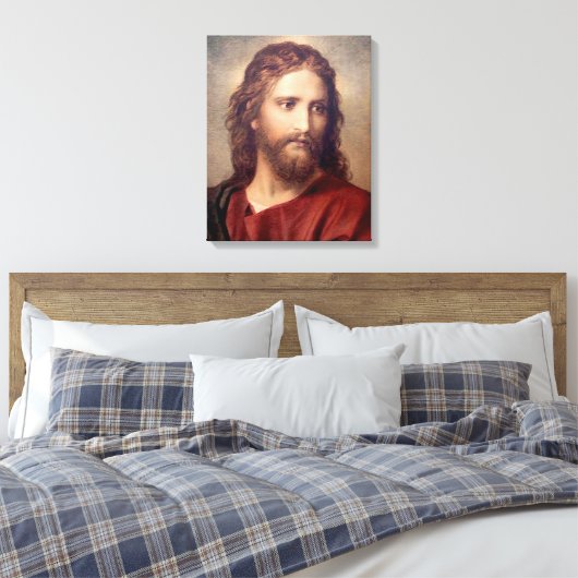 Jezus Christus en de rijke jonge heerser Hoffmann Canvas Afdruk (Insitu (Slaapkamer))