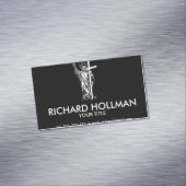 Jezus Christus en een kruis Magnetisch Visitekaartje (Voorbeeld)