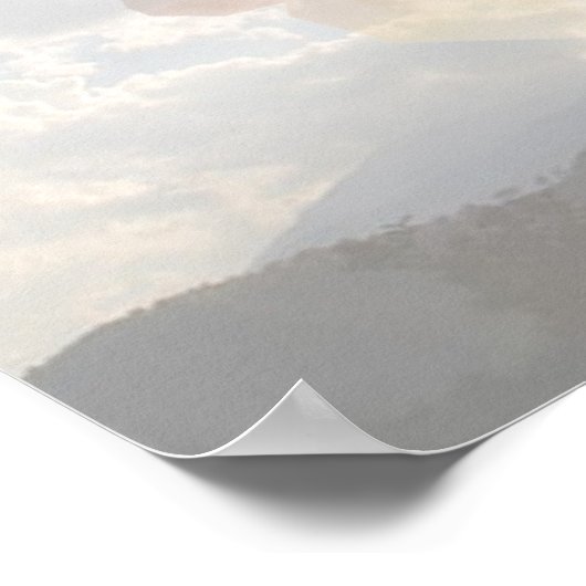 Jezus Christus en het Amerikaanse Soldaat Poster (Hoek)