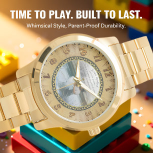 Jezus Christus en Johannes Doop Horloge