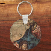 "Jezus Christus en Sint John de Apostle". Sleutelhanger (Voorkant)