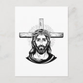 Jezus Christus Feestdagenkaart (Voorkant)