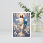 Jezus Christus Feestdagenkaart (Staand voorkant)