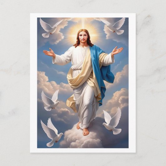 Jezus Christus Feestdagenkaart (Voorkant)