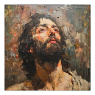 Jezus Christus Foto Afdruk