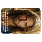Jezus Christus Gebed van Hoop & Genade Aangepaste  Magneet (Horizontaal)