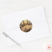 Jezus Christus gekleurd pictogram Ronde Sticker (Envelop)