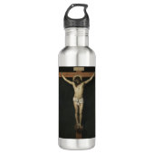 Jezus Christus gekruist door Diego Velaquez Waterfles (Voorkant)