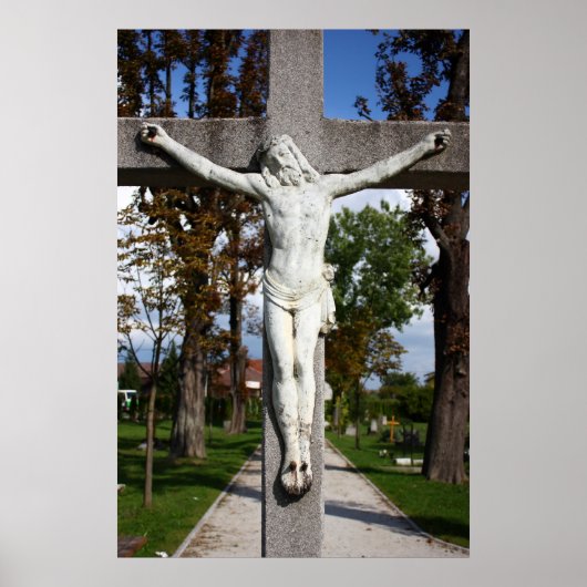 Jezus Christus gekruist Poster (Voorkant)