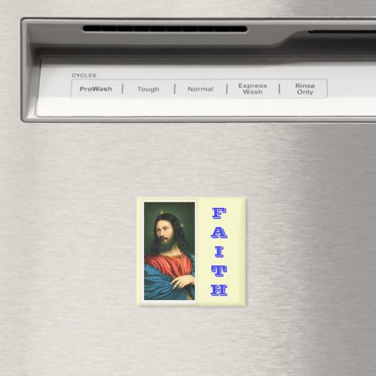Jezus Christus Geloofsmagneet Magneet (Insitu (Vaatwasser))