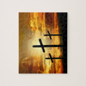 Jezus Christus Gezegende Maagd Mary Dove Calvery Legpuzzel (Verticaal)