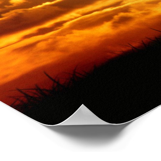 Jezus Christus Gezegende Maagd Mary Dove Calvery Poster (Hoek)