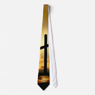 Jezus Christus Gezegende Maagd Mary Dove Calvery Stropdas