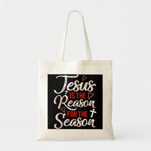 Jezus Christus Glas in lood Kerk God Chris Tote Bag (Voorkant)