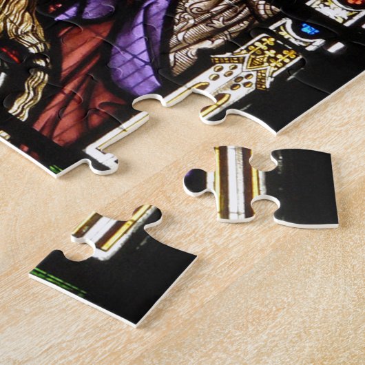 Jezus Christus Glas in lood Legpuzzel (Zijkant)