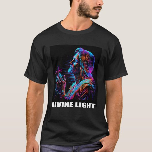 Jezus Christus Goddelijk Licht T-shirt (Voorkant)