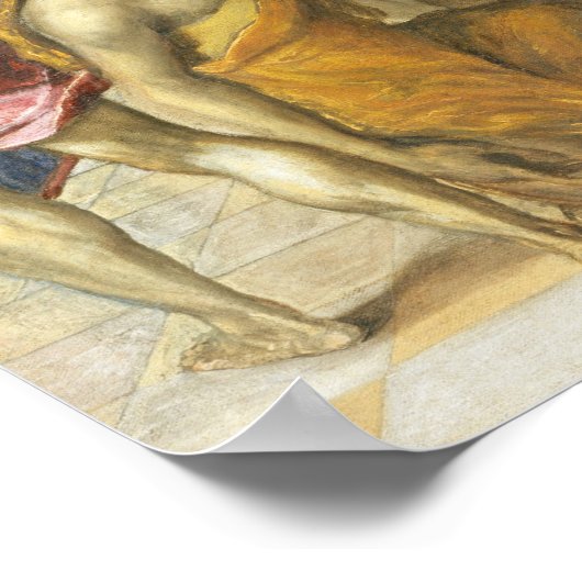 Jezus Christus Healing the Blind Religious Art Poster (Hoek)