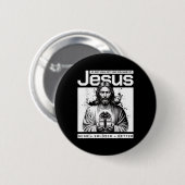 Jezus Christus Heer En Verlosser Ontwerp Ronde Button 5,7 Cm (Voorkant /achterkant)