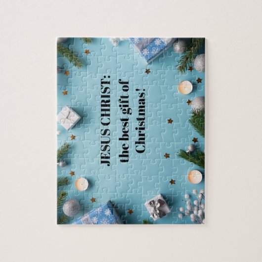 Jezus Christus: het beste cadeau voor Kerstmis Legpuzzel (Verticaal)