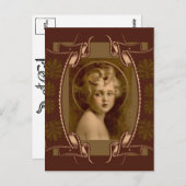 Jezus Christus "Het licht van de wereld" Briefkaart (Voorkant / Achterkant)