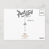 Jezus Christus "Het licht van de wereld" Briefkaart (Achterkant)