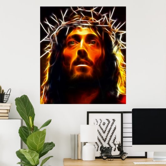 Jezus Christus Het Poster van de Savior (Thuiskantoor)